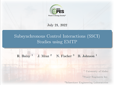 Subsynchronous Control Interactions (SSCI) Studies using EMTP